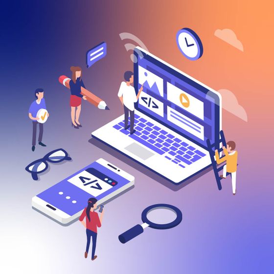 Web Development concept