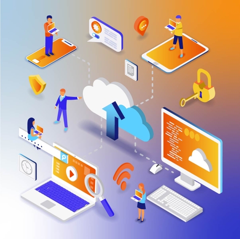 Cloud infrastructure concept